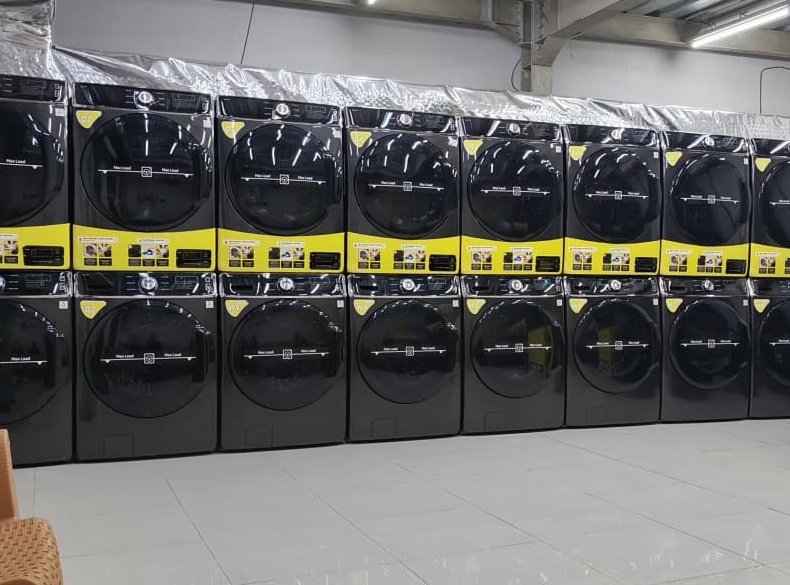 Instalasi 8 set mesin laundry